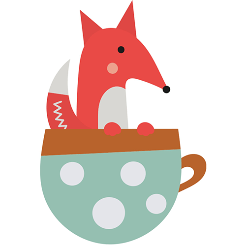 Foxy Tea Shop Logo